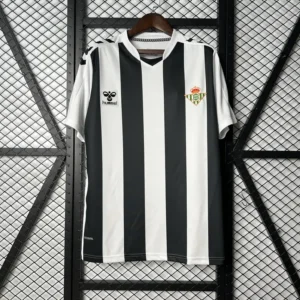 Real Betis Especial Rayas Blanco Negro 2025-26 - Versión Fan