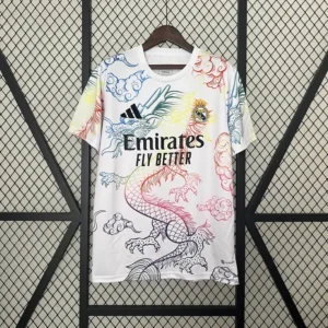 Real Madrid Especial Blanca Dragón Color 2024-25 - Versión Fan