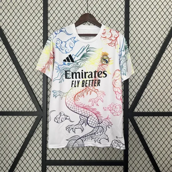 Real Madrid Especial Blanca Dragón Color 2024-25 - Versión Fan