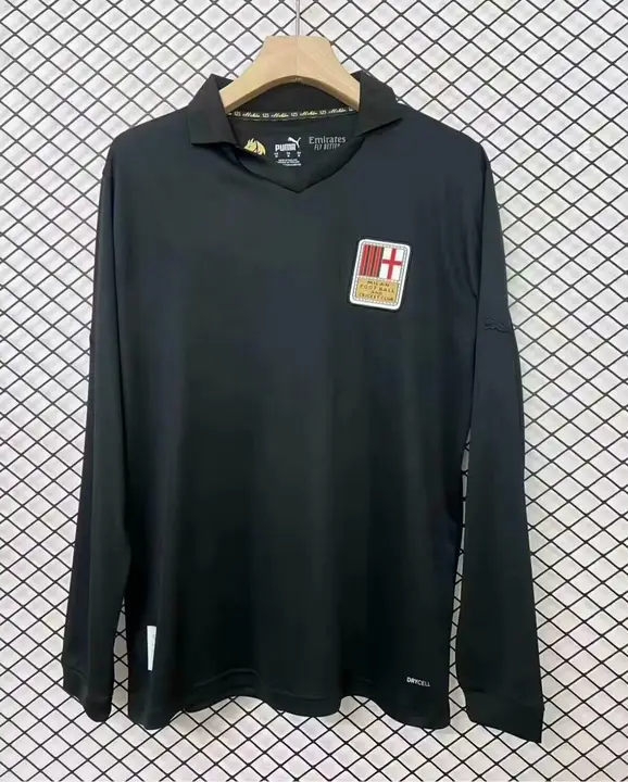 AC Milan 125 Aniversario Negro 2024-25 - Versión Fan