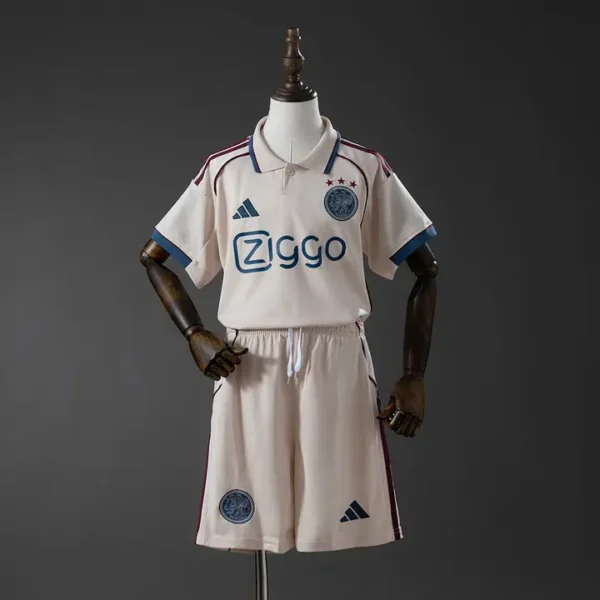 Ajax Visitante 2025-26 - Versión Niño
