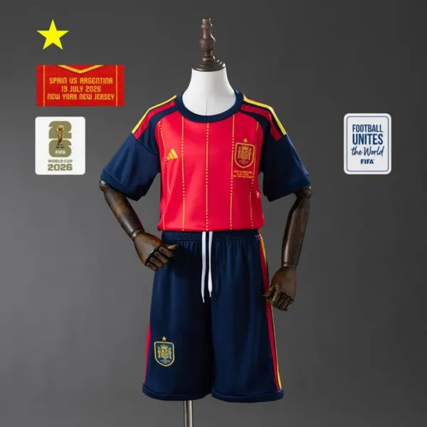 España Rojo Local 2026 - Versión Niño