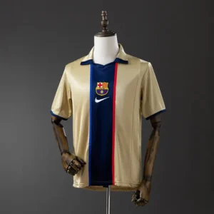 Barcelona Visitante 2002 - Versión Retro
