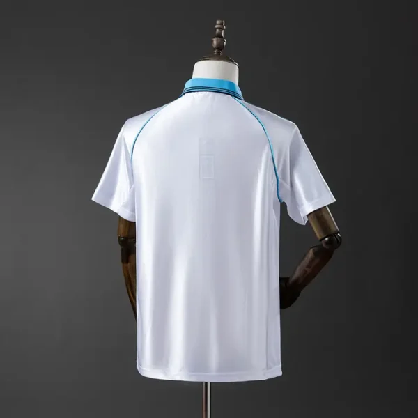Olympique Marseille Blanco Local 1990 - Versión Retro