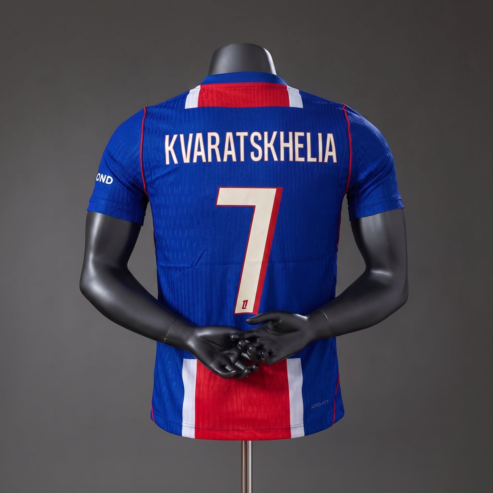 Camiseta personalizada con nombre y dorsal, Kvaratskhelia 7